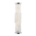 LED-Wandleuchte Stretch 1-flammig Silber Metall, verchromt