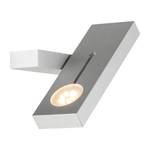 LED-wandlamp Virginia aluminium - zilverkleurig - 12 lichtbronnen