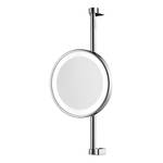 LED-Wandleuchte Mirror II Metall & Glas Welllicht - Metall/Spiegelglas - 1-flammig