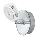 LED-wandspot Agueda glas/staal - 1 lichtbron