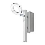 LED-wandspot Cardillio II kunststof / aluminium - 2 lichtbronnen