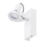 Spot mural LED Novorio Aluminium - 1 ampoule - Blanc