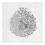 Immagine su lino Re ranocchio Multicolore - Bianco - In fibre naturali - 40 x 40 x 4 cm