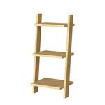 Scaffale a scala Strada III Beige - Materiale a base lignea - 45 x 96 x 35 cm