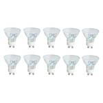 Ampoules LED (lot de 10) Blanc - Céramique - Verre - Hauteur : 6 cm