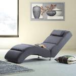 Chaise longue Califfo Microfibre gris