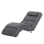 Chaise longue Califfo Microfibre gris