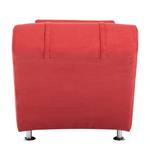 Chaise longue Califfo Microfibre rouge