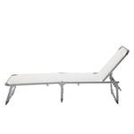 Chaise longue Summer Sun IV Usage en extérieur - Blanc