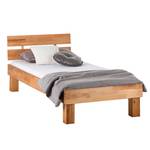 Letto in legno massello AresWOOD Durame di faggio - 100 x 200cm - Con testiera