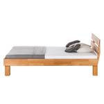 Massief houten bed AresWOOD Kernbeuken - 120 x 200cm - Met hoofdeinde