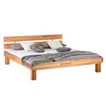 Lit en bois massif AresWOOD Duramen de hêtre - 200 x 200cm - Avec tête de lit