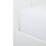 Lit confortable Utrecht I Tête de lit haute - Blanc alpin - 90 x 200cm