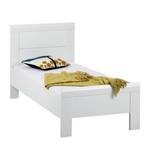Lit confortable Utrecht I Tête de lit haute - Blanc alpin - 90 x 200cm