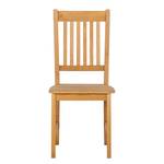 Lot de 2 chaises Louis Pin massif - Teinté et ciré