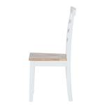 Chaises Mare (lot de 2) Caoutchouc - Nature / Blanc