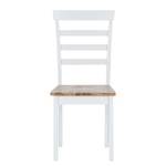 Chaises Mare (lot de 2) Caoutchouc - Nature / Blanc