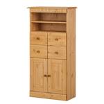 Armoire colonne Senna Pin massif - Teinté et ciré