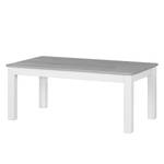 Table basse Neely Pin massif - Blanc / Gris