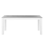 Table Neely Pin massif - Blanc / Gris - 160 x 90 cm