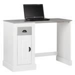 Bureau Neely massief grenenhout - Wit/grijs