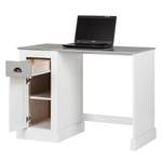 Bureau Neely massief grenenhout - Wit/grijs