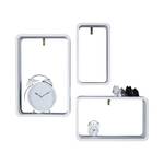 Lounge Cube Ovale, bianco (set da 3)   Set scaffali cubo Lounge Cuben Oval (set da 3) - Bianco