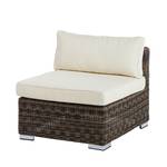 Salon de jardin Royal Comfort Polyrotin marron / beige