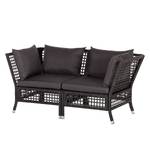 Sofa Nuoro Polyrattan / Metall - Anthrazit