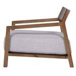 Fauteuil Lounge Amber Tissu Tissu Andra : Gris clair