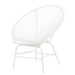 Fauteuil lounge Copacabana Lot de 2 chaises - Blanc