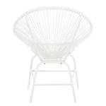 Fauteuil lounge Copacabana Lot de 2 chaises - Blanc