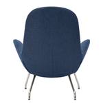 Loungefauteuil Lannister geweven stof Geweven stof Anda II: Blauw