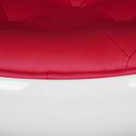 Fauteuil San Luis II kunstleer Kunstleer Veli: Wit-Rood I