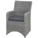 Poltrona lounge Nevis Polyrattan - Color antracite