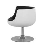 Fauteuil San Luis Cuir synthétique Veli : Blanc-Noir I