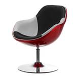 Fauteuil Cartago Cuir synthétique Veli : Rouge-Noir I