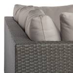 Loungeset Paradise Lounge III (4-teilig) Polyrattan / Webstoff - Grau / Hellgrau