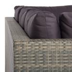 Loungeset Paradise Lounge III (6-delig) polyrotan/geweven stof - Bruin/taupe