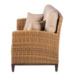 Loungesofa Cassale (3-Sitzer) Polyrattan Hellbraun