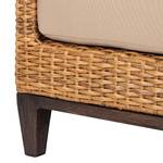 Loungesofa Cassale (3-Sitzer) Polyrattan Hellbraun