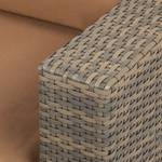 Loungesofa Paradise Lounge I (2-teilig) Polyrattan Anthrazit/Cognac