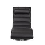 Chaise longue de relaxation Yves Imitation cuir - Noir