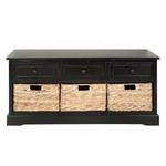 Buffet Carrie Pin massif - Noir / Beige