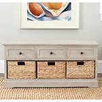 Buffet Carrie Pin massif Taupe / Beige