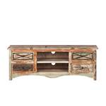 Buffet India II 4 tiroirs - bois massif verni