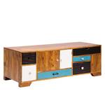 Buffet bas TV Babalou bois manguier - 3 portes avec 6 tiroirs