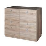 Dressoir Serram grof gezaagde eikenhouten look