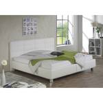 Gestoffeerd bed Parsberg II kunstleer - Wit - 160 x 200cm