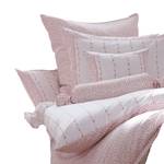 Parure de lit réversible Mako Satin ROMANTICO – Rose - 135 cm x 200 cm